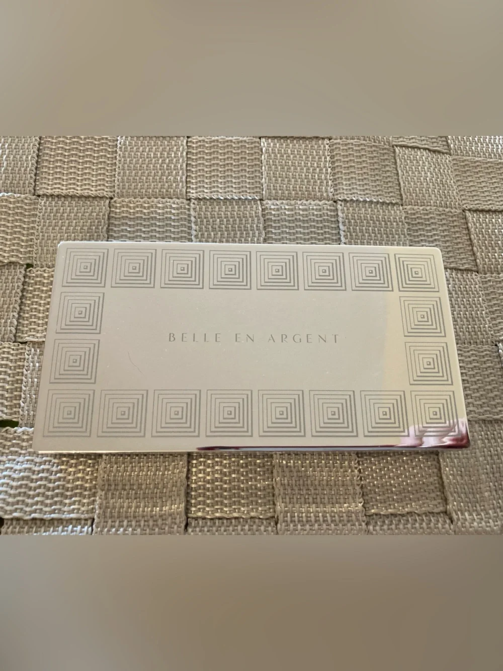 BELLE EN ARGENT 'Plum Premonition' Eyeshadow Palette - 8 shades - NEVER USED